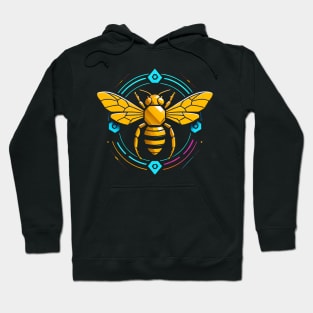 Bee Logo Cyberpunk Hoodie